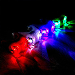 Sixth generation frog lamp 2LED silicone bicycle lamp AG10 Yuanbao lamp double-headed silicone bicycle lamp