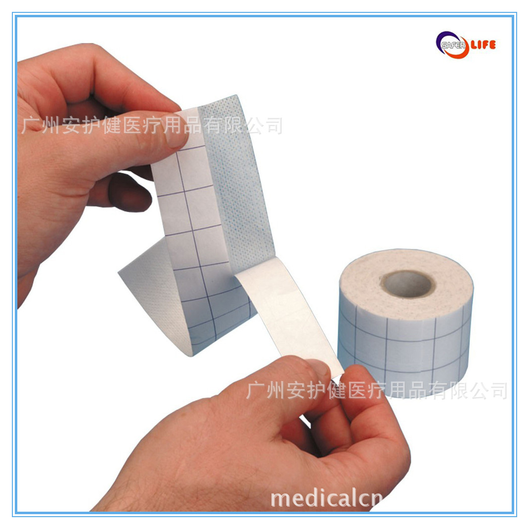工厂价批发透气离型纸敷料绷带卷5cm敷料卷无纺布胶布