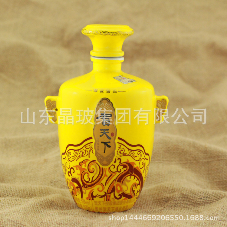 厂家直销供应白酒玻璃瓶，喷涂烤花瓶，蒙纱酒瓶，可来样定制
