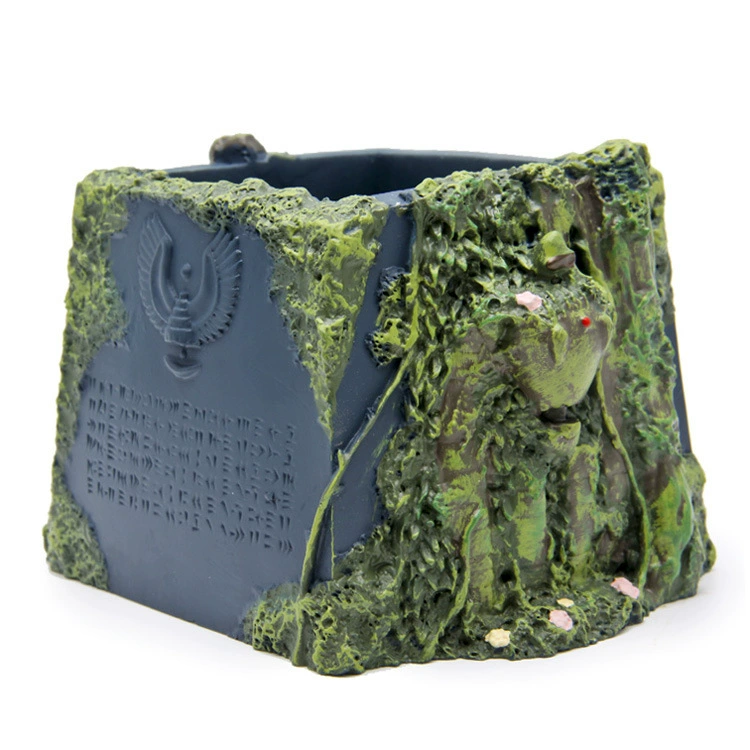 Классический японский Sky City робот copda зеленый город цветочный горшок из смолы ручной работы DIY кукольные украшения