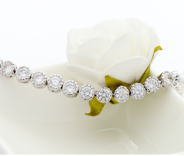 Fashion Diamond Bridal Necklace Wholesale display picture 9