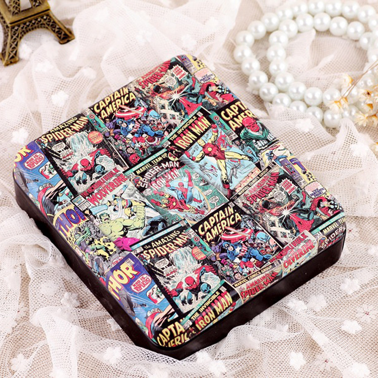 优质高档迷你糖盒 时尚印花马口铁糖盒 迷你马口铁金属糖盒