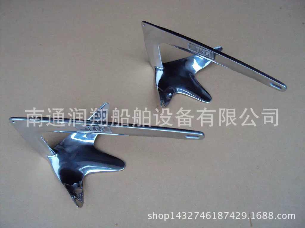 Фабрика Прямая Оптовая поставка 316 из нержавеющей стали Брюс Якорный якорь для яхты Броч якорь