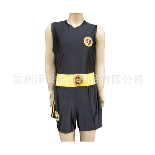 Children's boxing suit set wushu competition uniforms for boys Fighting Muay Thai suit Children's competition training uniforms Children's Sanda costumes