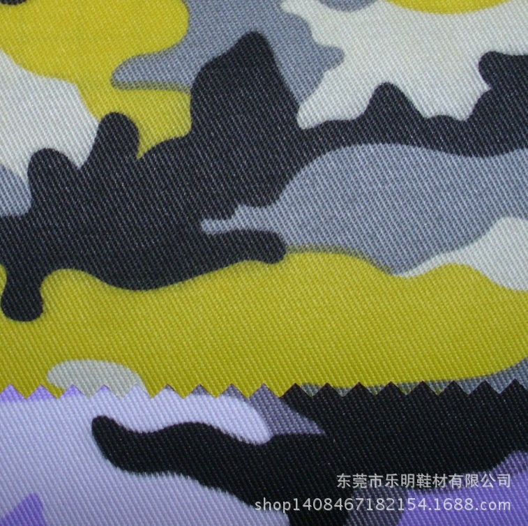 MB5115支持网购混批涤纶迷彩斜纹布 箱包手袋鞋材布面料