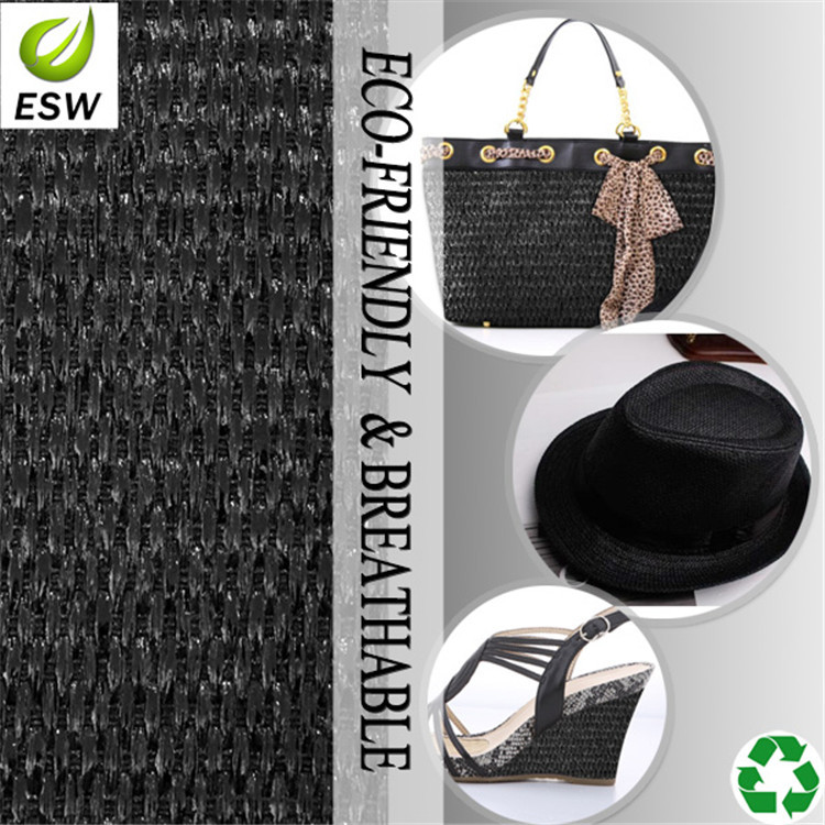 专业供应YQ-Z-92518-2环保工艺纸草编织箱包布料