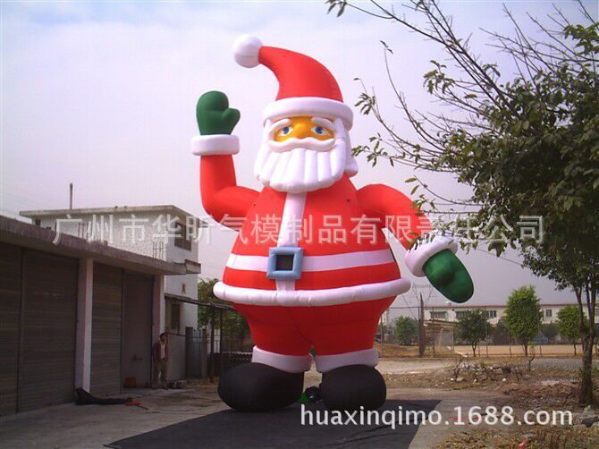 充气圣诞老人 卡通气模 圣诞用品 广告模型