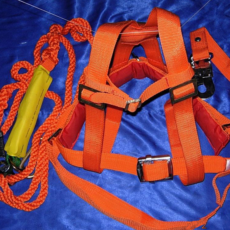 高空作业坠落防护设备安全带 悬挂双背带式安全带保护自身安全绳