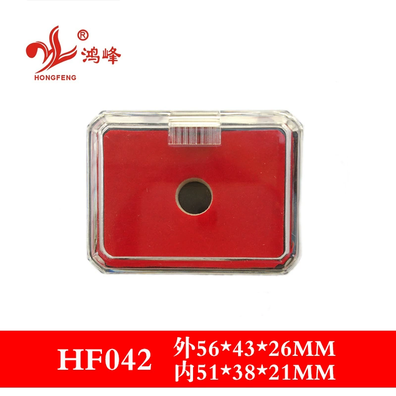 Поставки производителя, покрытые прозрачным значком медали, пластиковая коробка, подарочная упаковочная коробка с вставным логотипом