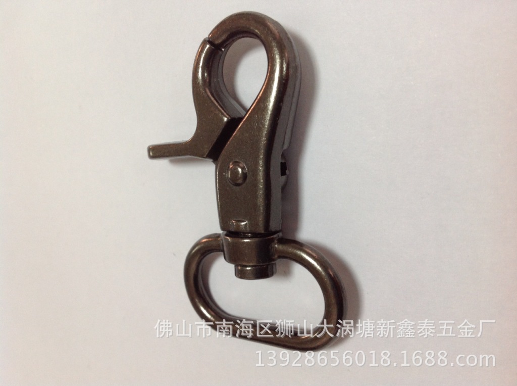 厂家直销 锌合金钳扣 压铸狗扣 勾扣挂勾 手袋箱包五金配件 1100#