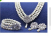 Set from pearl, Korean style, 3 piece set