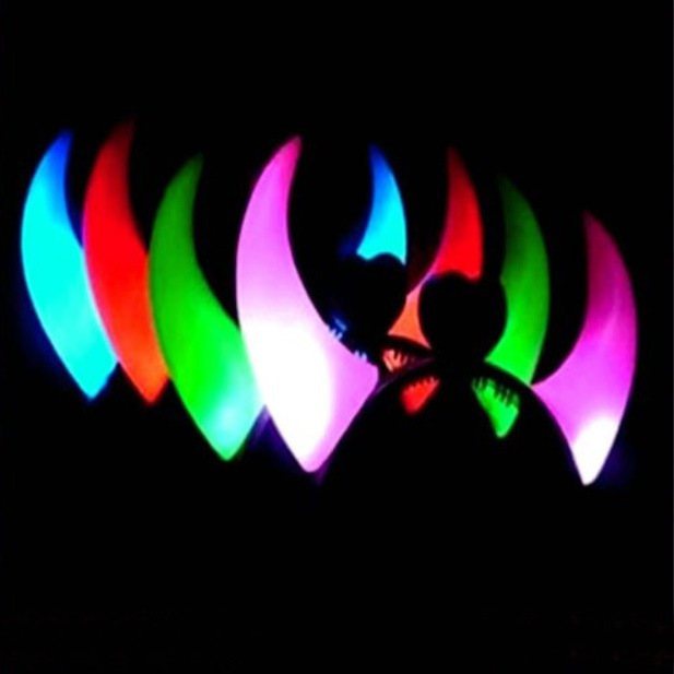 led luminescence Horns hair bands Flash Horns Light Devil Head hoop Vocal concert Supplies Night market stall Source of goods