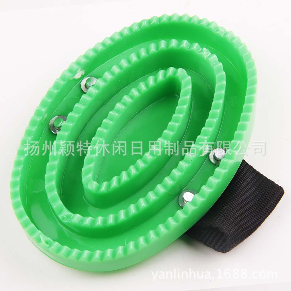 马鬃梳理  塑料马具 马毛刷  耐磨 爱马清理  宠物用品|ms