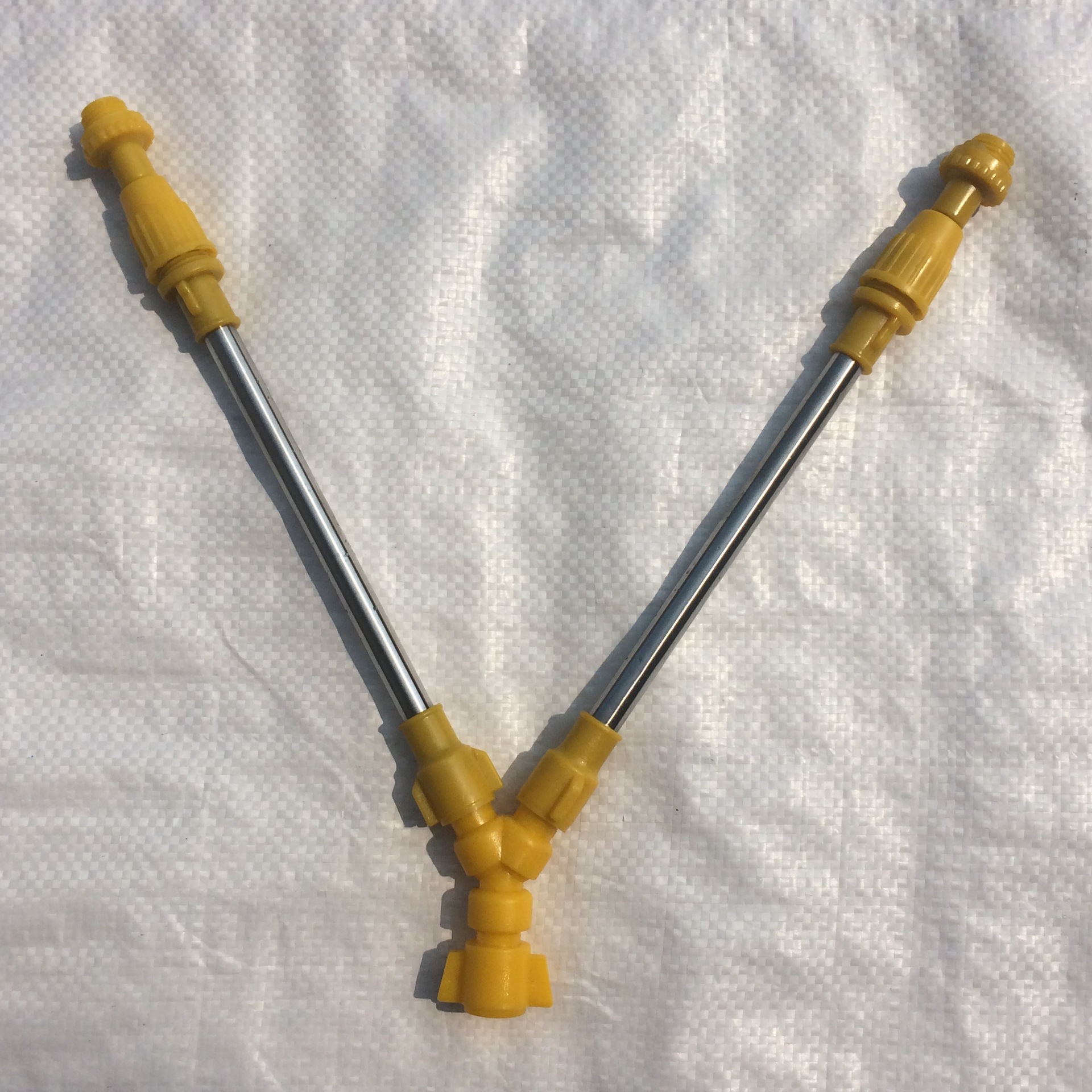 厂家直供 喷雾器V型不锈钢双龙伸缩喷杆