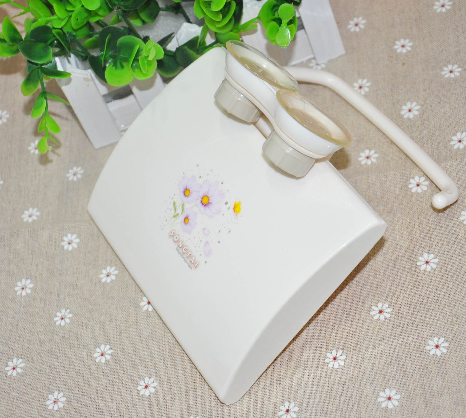 Fábrica directa sin rastro succión de pared gancho de toallas de papel soporte de carga 2KG serie de baño succión de pared toallas de papel