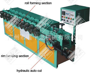 专业生产童车钢圈成型机， 谷圈打圈机成型设备
