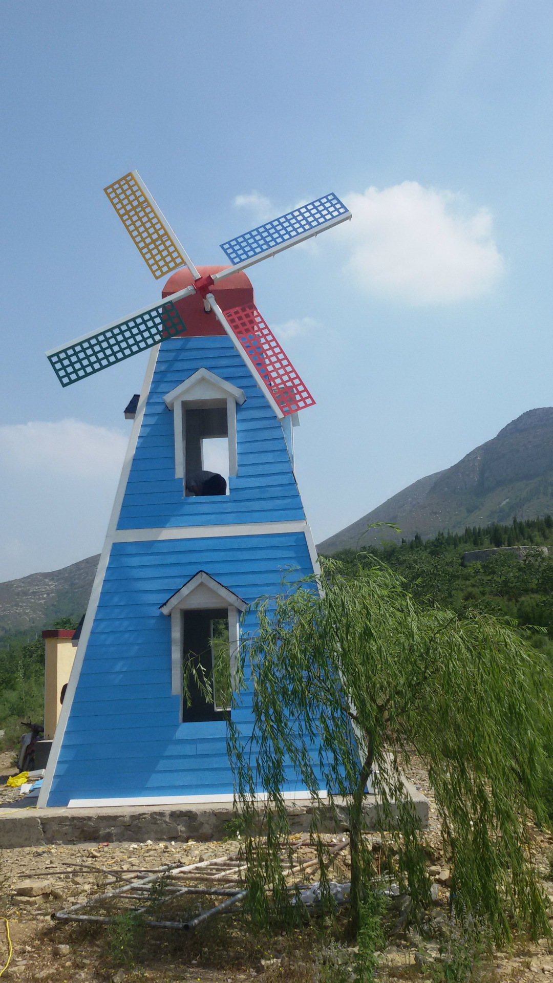荷兰风车展可定做各种造型的风车|资源-元素谷(OSOGOO)