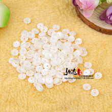 厂家直销 精美小花雕刻隔片 贝壳打磨散珠diy手工饰品配件