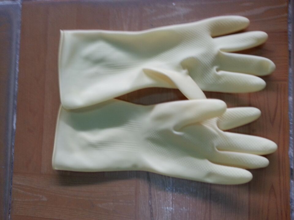 手套 家用胶手套 牛筋手套 韩之宝家用乳胶手套 广州手套批发