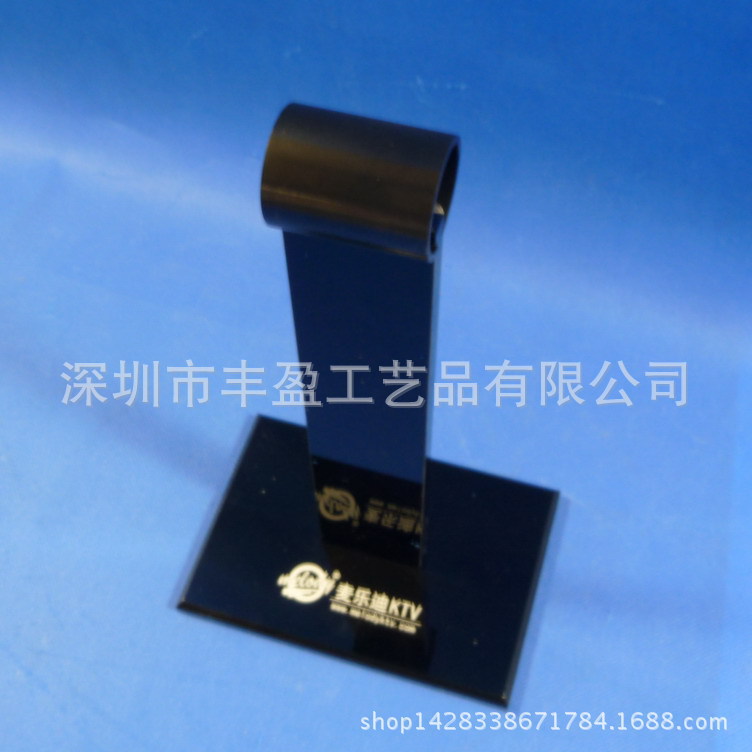 KTV休闲会所用亚克力翻页台卡 有机玻璃台卡