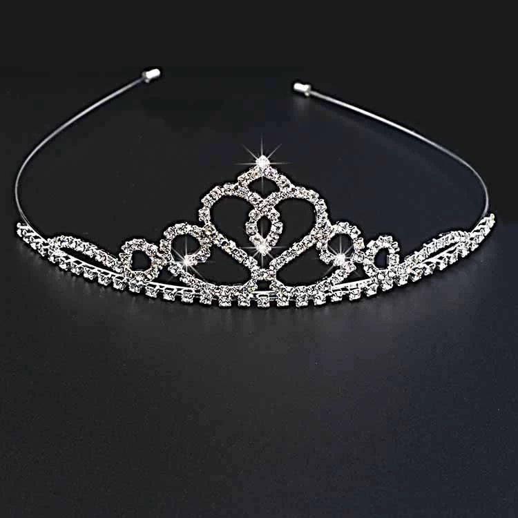 Детское украшение для прически принцессы, объемная tiara, корейский стиль, для выступлений