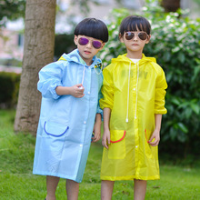 户外卡通网红小黄鸭斗篷雨衣儿童雨衣雨披小学生幼儿园韩版雨衣++