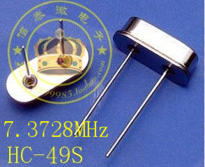 7.3728M HC-49S 直插无源晶振 7.3728MHz 晶体 原装全新