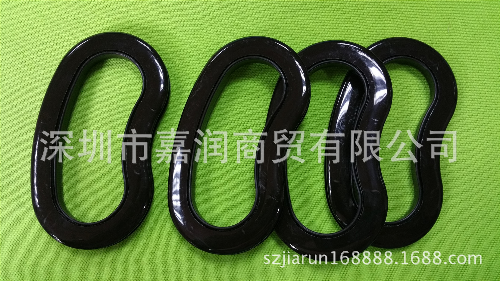 供应腰型纸箱扣环塑料手挽扣胶袋纸袋把手纸箱卡扣5MM