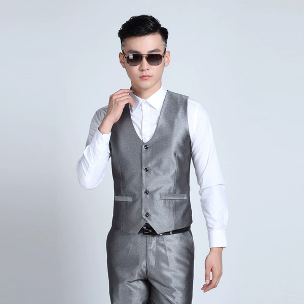 Silver-gray vest