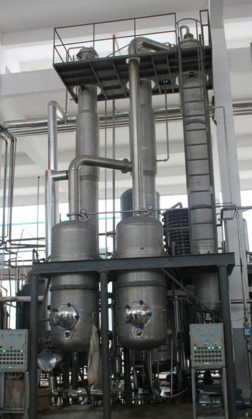 温州古德 立式双效降膜式蒸发器,双效蒸发器化工生物蒸发器