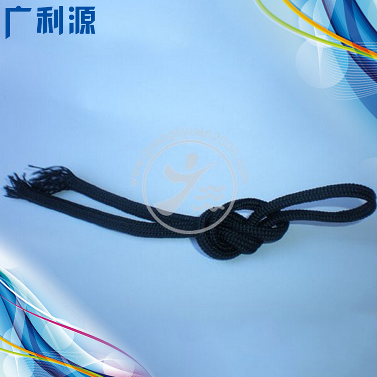 厂家直销精品新款4MM实心圆形绳带 有色复合家纺用尼龙绳批发拉绳