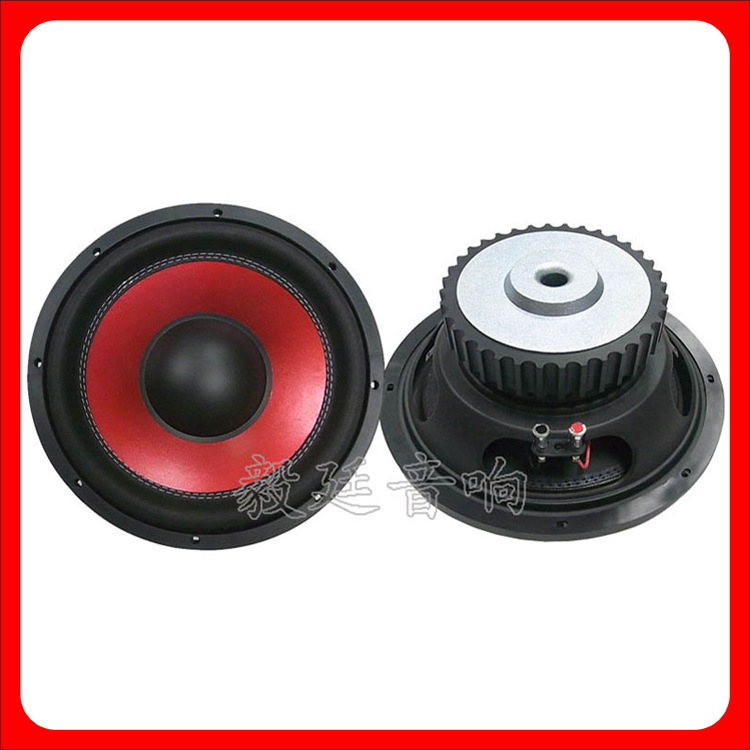 专业汽车音响喇叭_车载扬声器 12寸圆形重低音喇叭