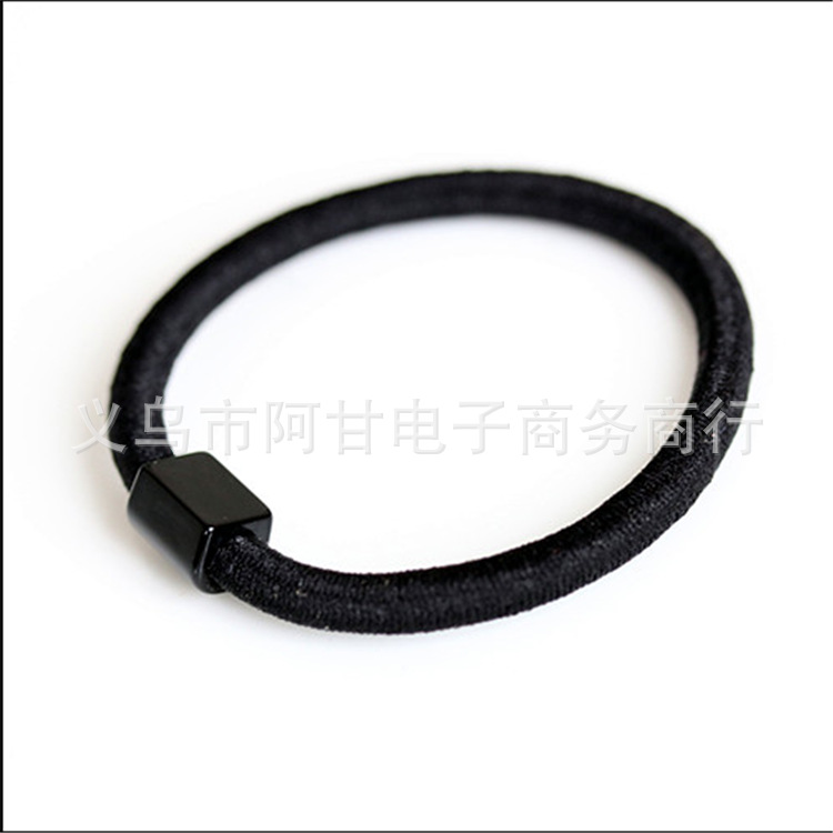 High elasticity black Hairpin Hair rope rubber string Jewelry wholesale Korean hair accessories