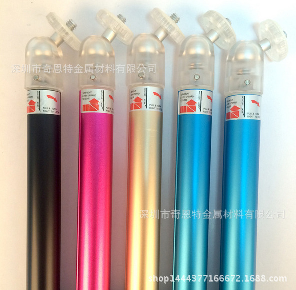 6063-T5西南氧化铝管 氧化香槟色 黑色 亚光铝管