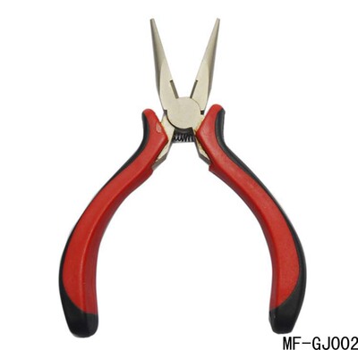 廠家直銷 接發工具 朔柄尖頭帶齒專業接發鉗子 混批 #MF-GJ002