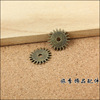 Retro metal accessory, pendant with gears, three colors, wholesale