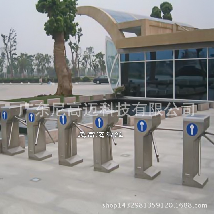 NGM手动三棍匝,不锈钢三棍滚闸,单向限行通道闸,电子计数三辊闸门