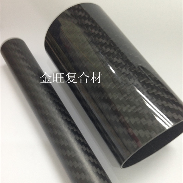 厂家供应斜纹 平纹碳纤维卷管3K  高强度，重量轻机械设备用碳管
