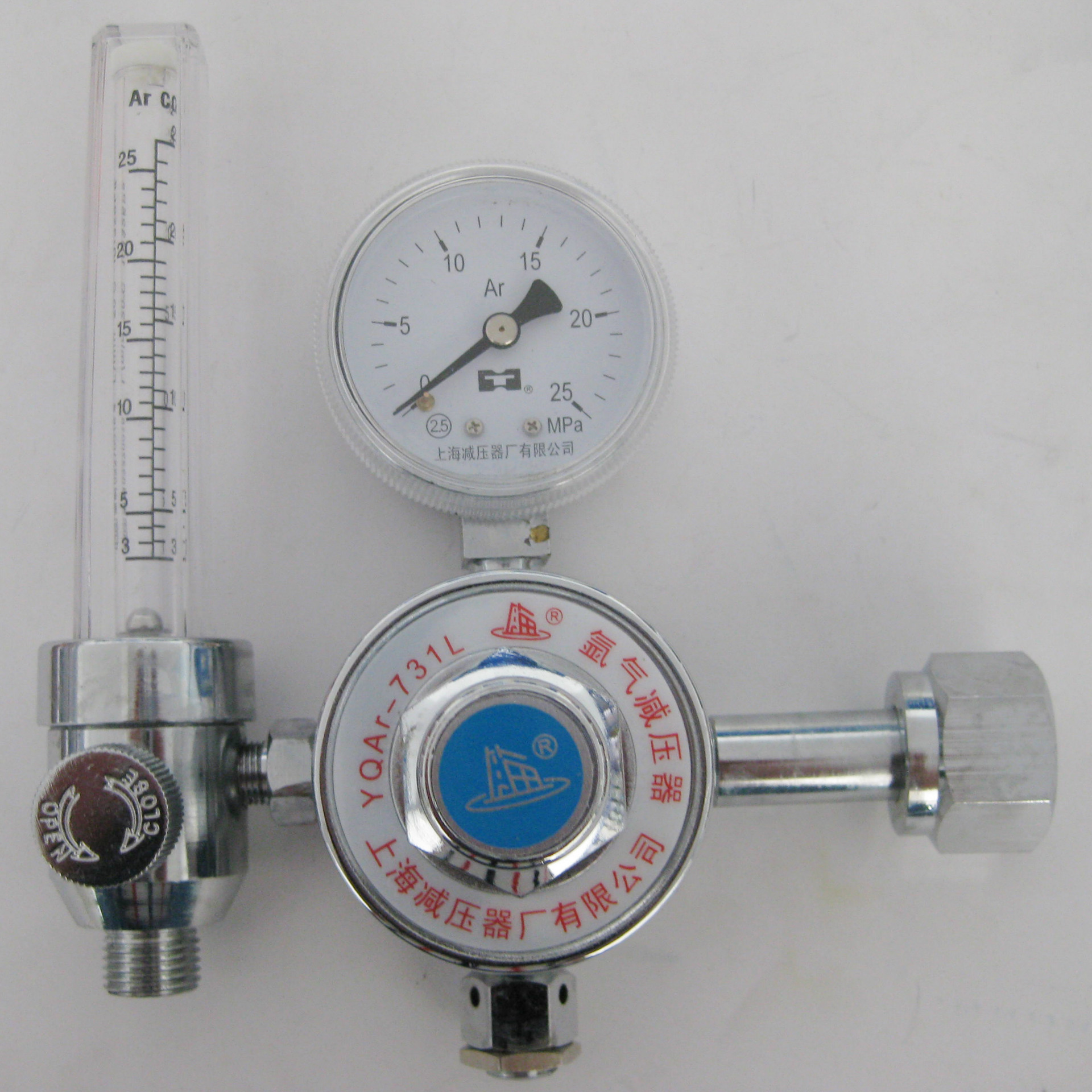 上海减压器厂总代理  氩气减压器 YQAr-731L 上减牌 现货供应