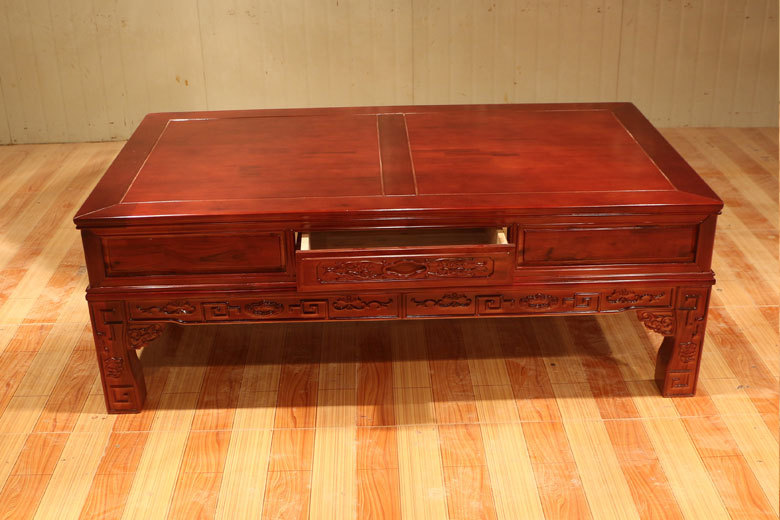 新款古典仿古沙发 客厅实木沙发 单人三人组合沙发 香樟木沙发