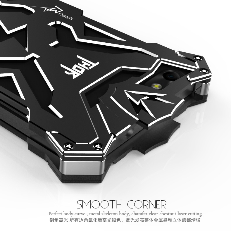 SIMON THOR Aviation Aluminum Alloy Shockproof Armor Metal Case Cover for Huawei Honor 4C