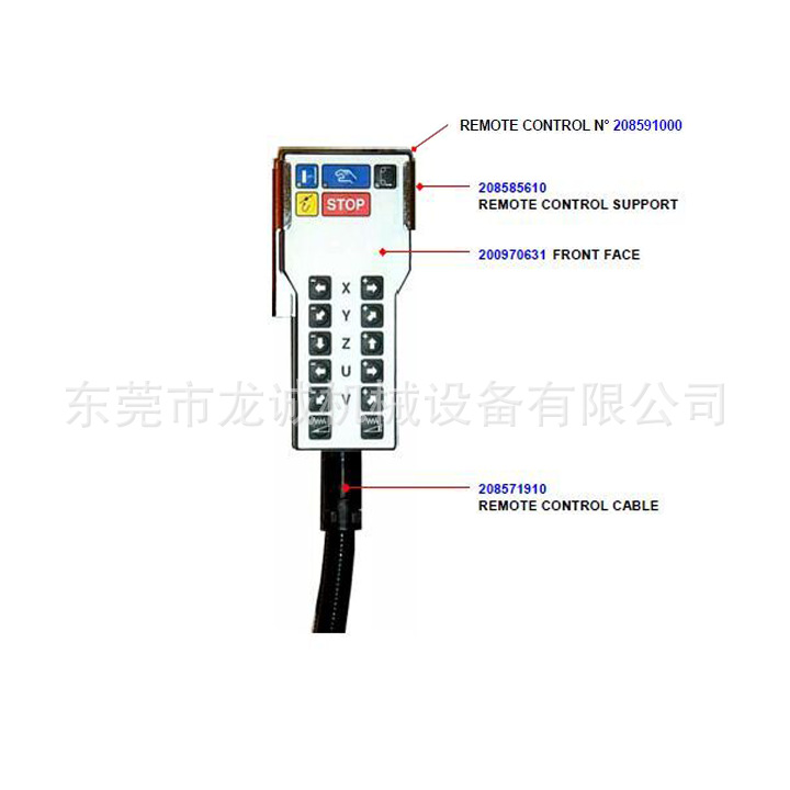 阿奇夏米尔ROBOFIL  2030SI手控盒组件208591000（原装）