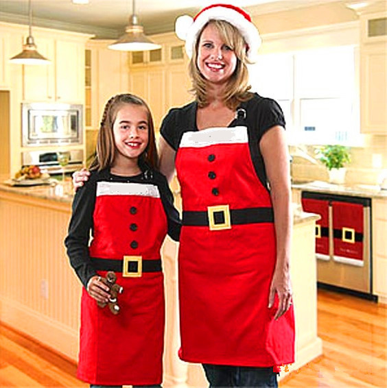 Christmas Decoration and Apparel - Christmas Apron and Party Supplies for Family Celebrations