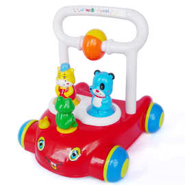 锦龙宝宝早教音乐学步车婴儿启蒙学走路手推车学步玩具车礼物批发