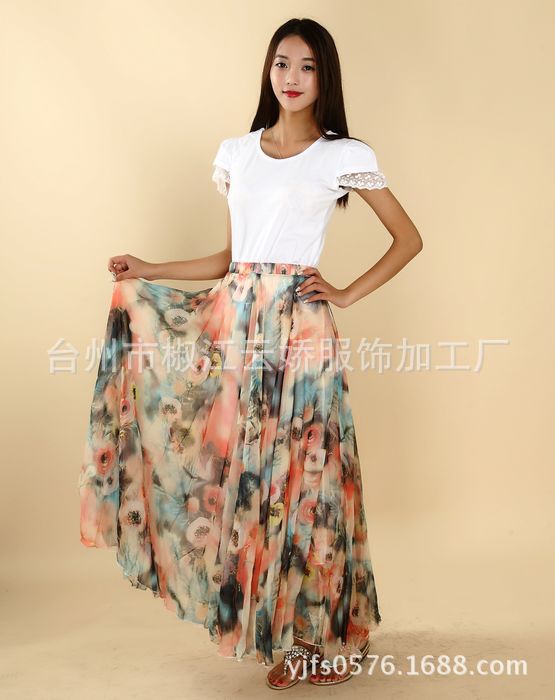 Jupe femme YUN JIAO ROSE en Mousseline - Ref 3329092 Image 39