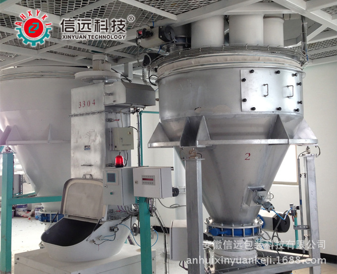 多种化工原料物料自动混合配料包装一体的粉料设备