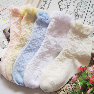 Clearance Stall Night market Spring and summer Mesh Socks Medium and small Thin socks children Socks baby Cotton socks wholesale