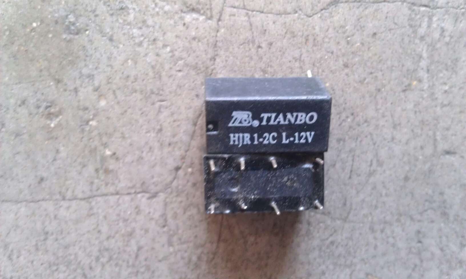正品天波拆机二手继电器 HJR 1-2C L-12V HJR 1-2C D-12V  8脚