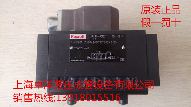 4WS2EM10-5X/30B11ET315K8DV  销售REXROTH产品 R901113388