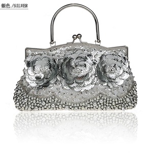 现货批发手工珠绣包 精致新娘礼服包1323